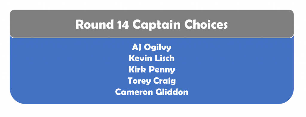 Round 14 Captains