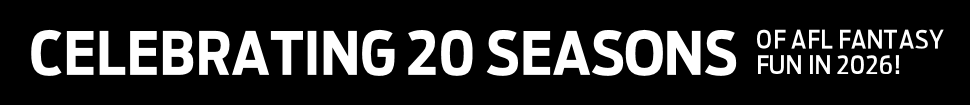 Celebrating 20 seasons of AFL Fantasy fun in 2026